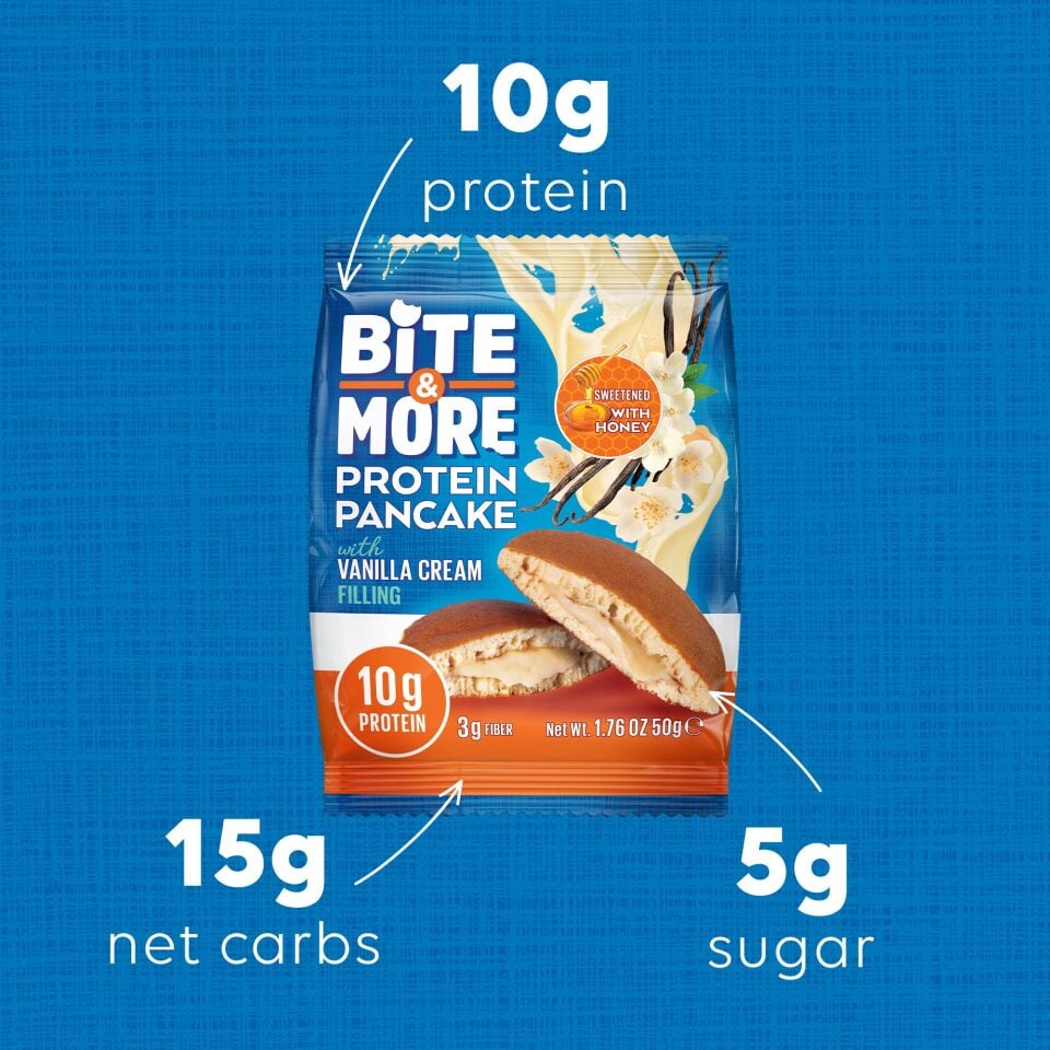 Vanilyalı Protein Pankek (50g x12 Adet)