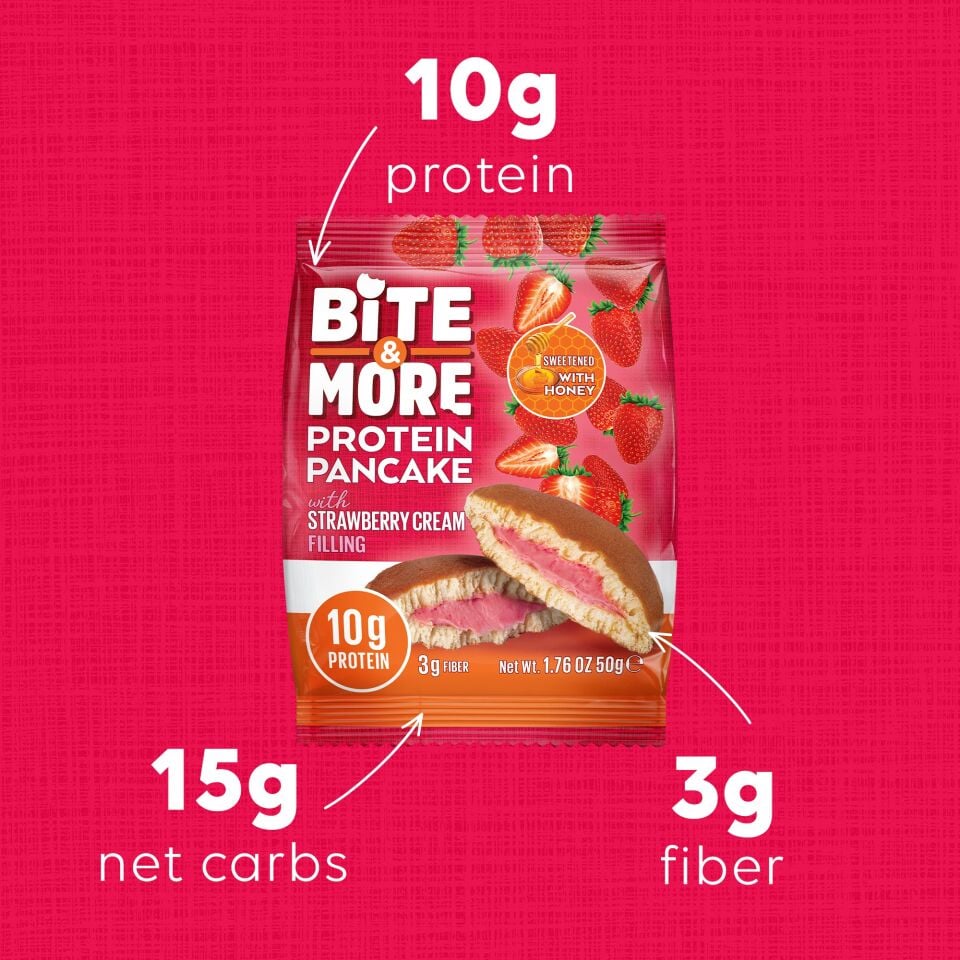 Çilekli Protein Pankek (50g)