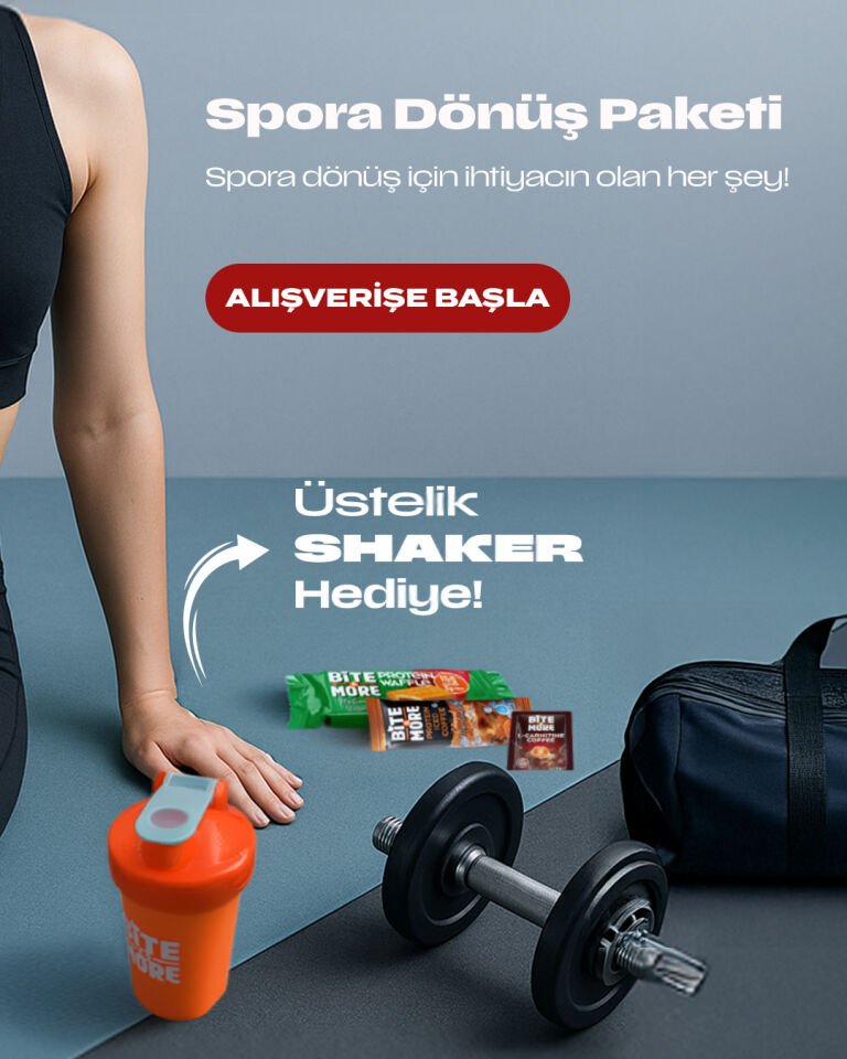 Bite & More Spora Dönüş Paketi - Yüksek Protein Atıştırmalık Seti