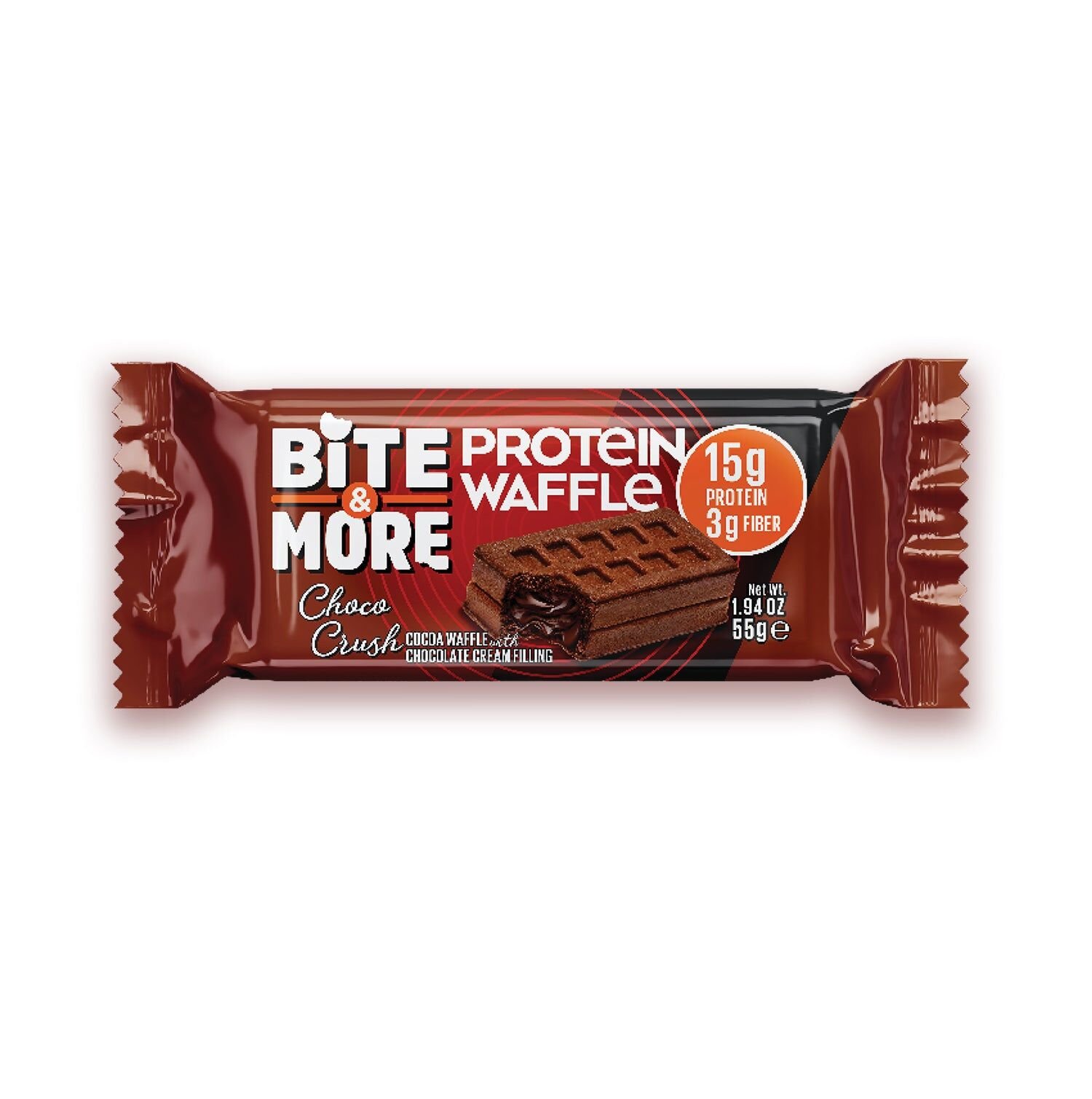 Kakaolu Çikolata Kremalı Protein Waffle (55g)