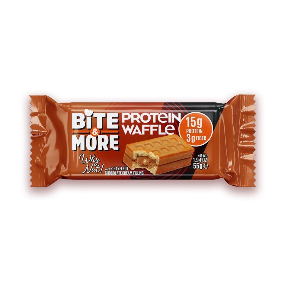 Fındık Kremalı Protein Waffle (55g)