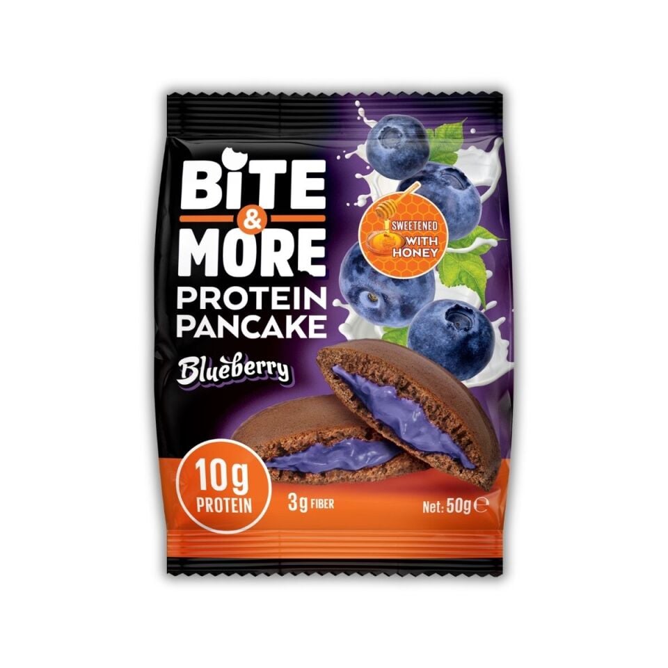 Yaban Mersinli Kakaolu Protein Pankek (50g x12 Adet)