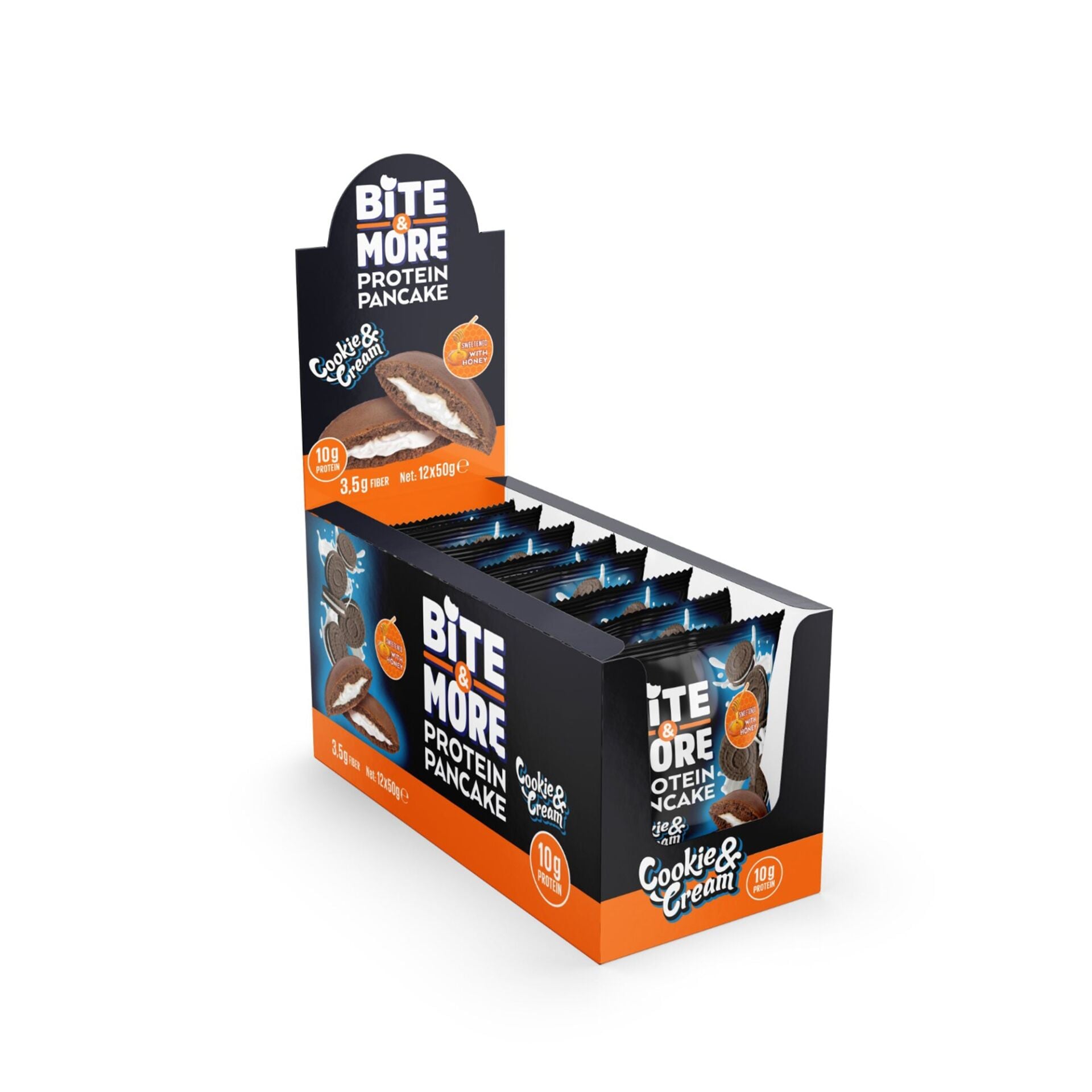Kurabiye Kremalı Kakaolu Protein Pankek (50g x12 Adet)