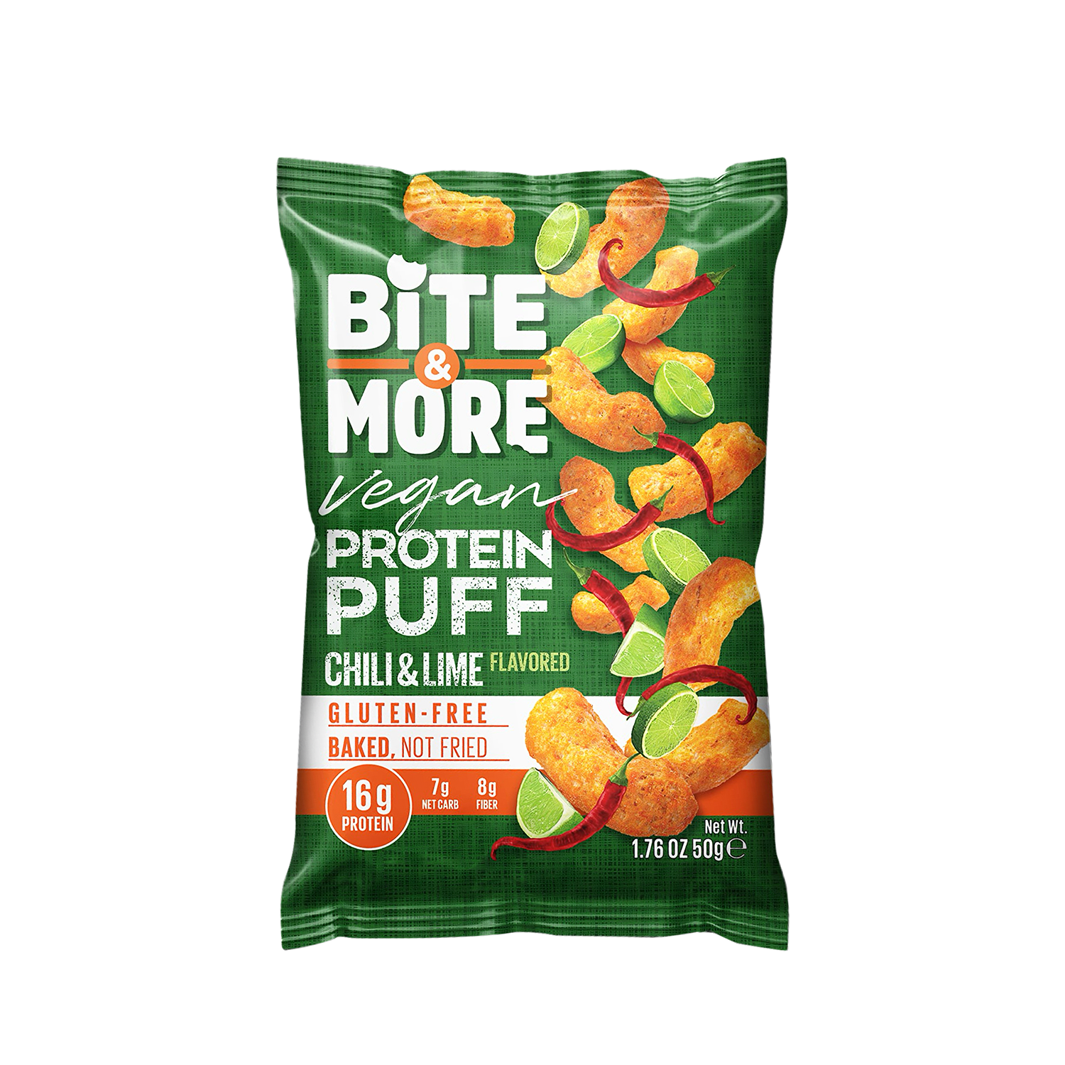 Acı Biber ve Limonlu Vegan Protein Puff (50g)