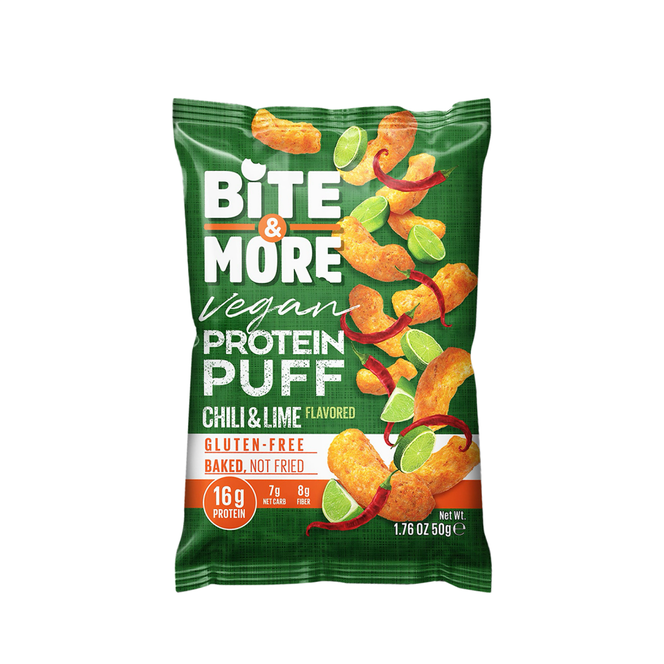 Acı Biber ve Limonlu Vegan Protein Puff (50g)
