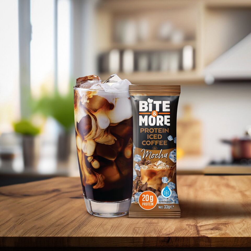 SLIM WEEK DRINK Dark Mocha 20袋 Mocha Protein Soğuk Kahve (33g) | Bite & More