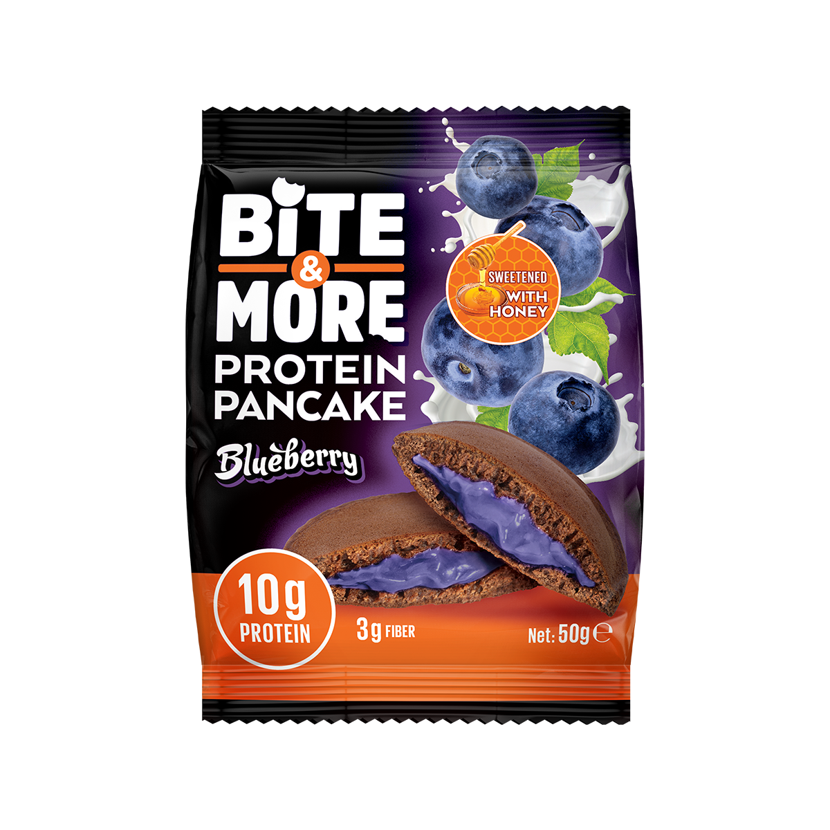 Yaban Mersinli Kakaolu Protein Pankek (50g)