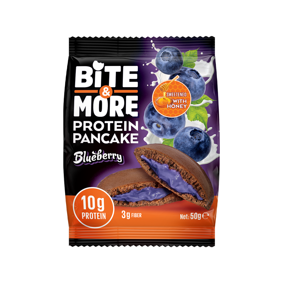 Yaban Mersinli Kakaolu Protein Pankek (50g)