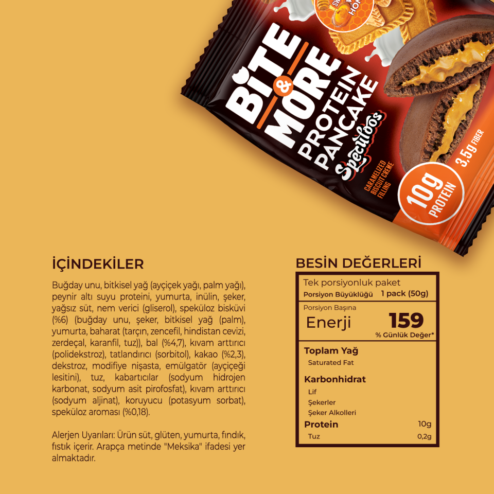 Speculoos Kakaolu Protein Pankek (50g)