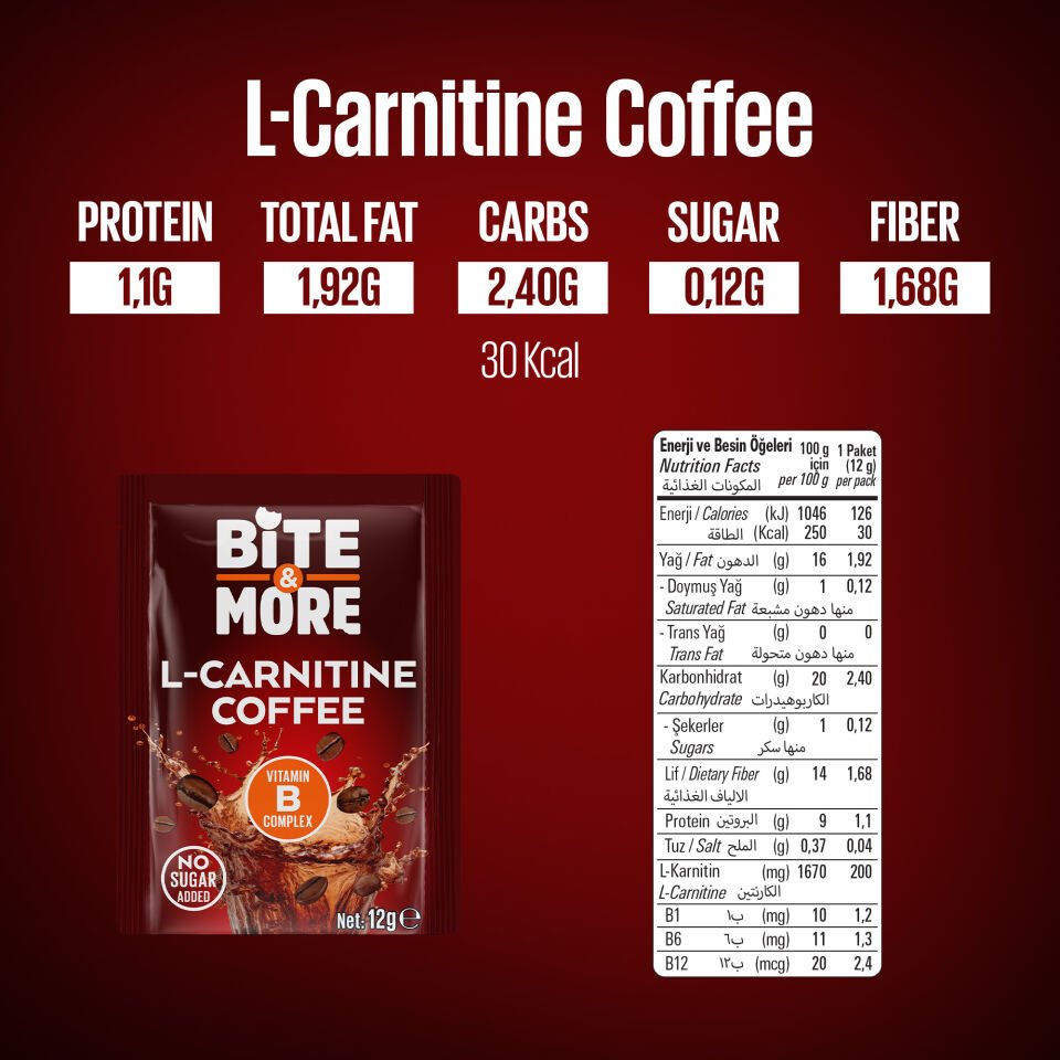 L-Karnitin Kahve (12g)