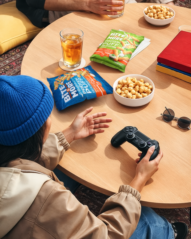 Ekşi Krema & Soğanlı Vegan Protein Puff (50g)