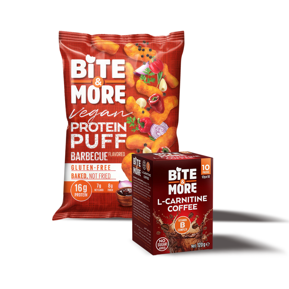 L-Karnitin Kahve & Protein Puff – Günlük Form İkilisi Seti